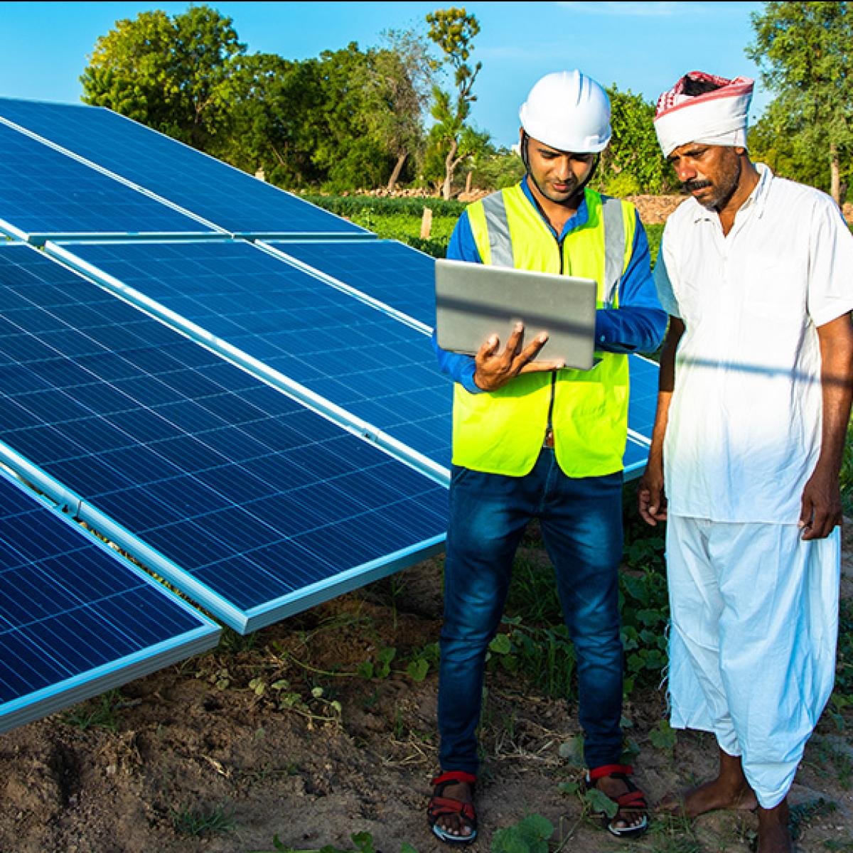 Industrial solar panels